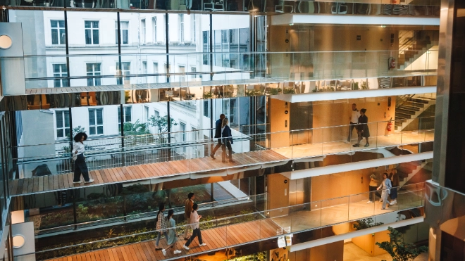 Multi level office space