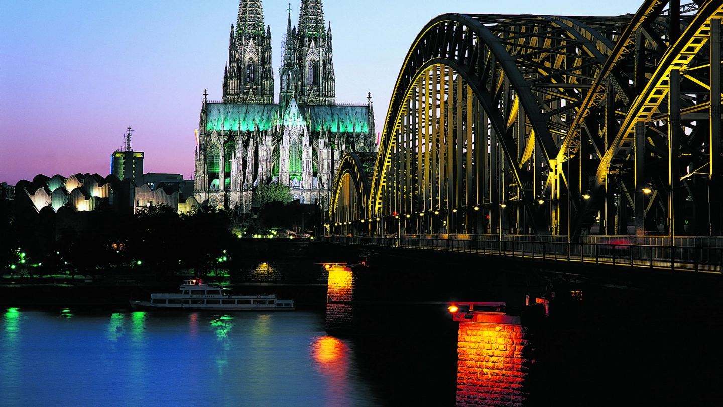 Bridge and cathedral Cologne Bridge and cathedral Cologne