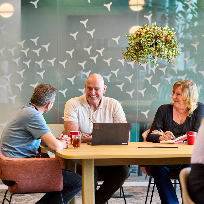 Group of Atradius employees collaborating