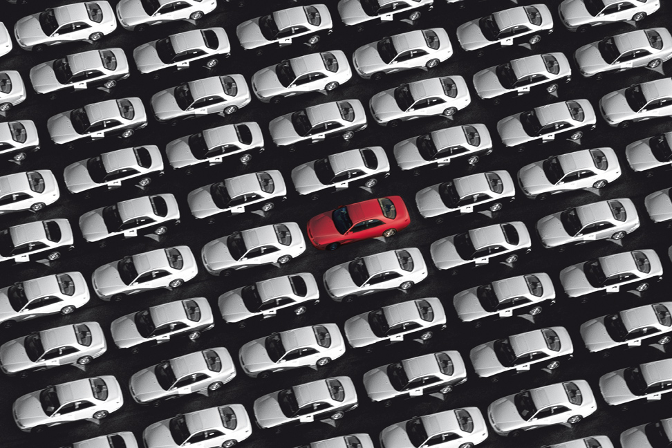 Image of a fleet of cars